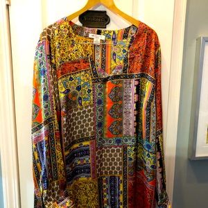 🤩🎊Host Pick🎊 - Mixed Pattern Liz Claiborne Top